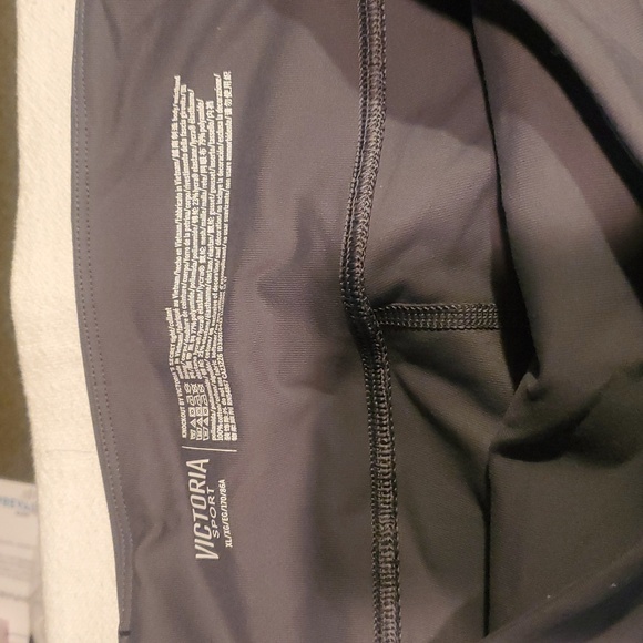 Victorias Secret Sport Knockout Animal Print Gray Workout Casual Sz. XL Legging - Picture 6 of 11